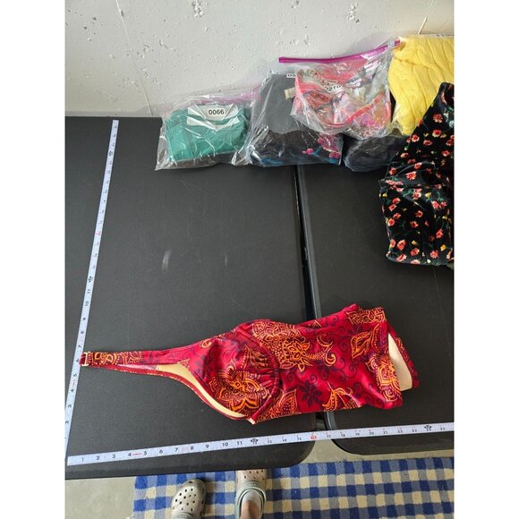 Victoria's Secret Red and Orange Swim Set - Picture 7 of 14